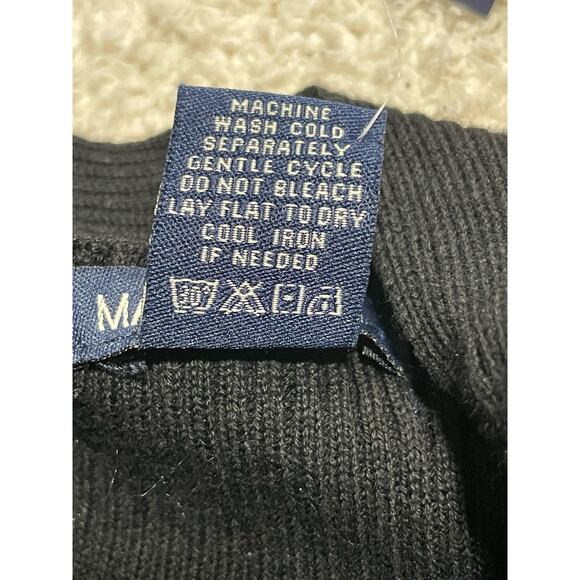 Max Edition Sweater Womens Small Open Shoulder Ruffled Black NEW MSRP $98 - Picture 9 of 10